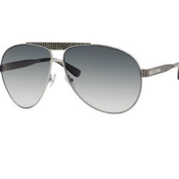 Authentic Jimmy Choo Dominique/S Silver Sunglasses Made in Italy w Case 125mm main image 6